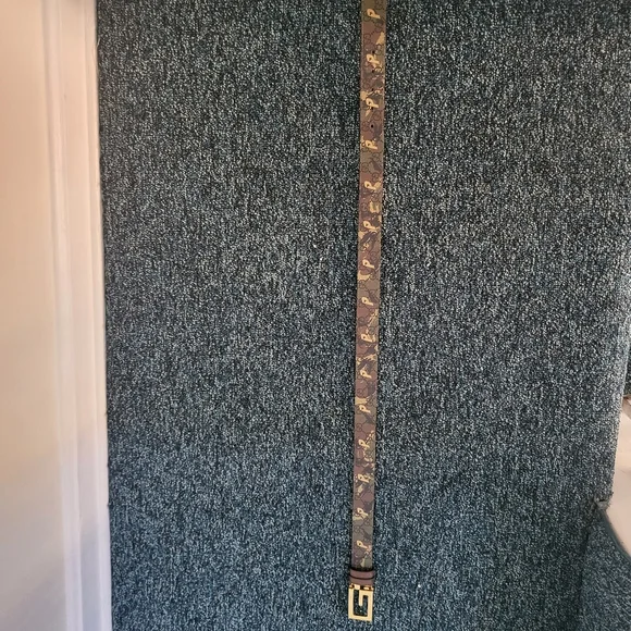 Authentic Palace x Gucci Supreme G Square Buckle Reverrsible Camouflage Belt